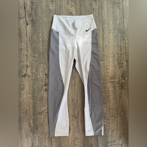 Nike Power Colorblock Leggings- Grey - Picture 2 of 4